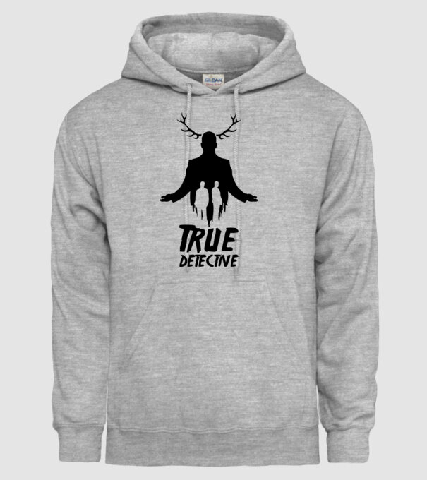 True Detective model gri pe tricou