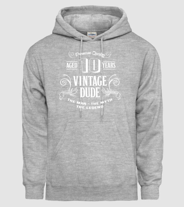 Vintage Dude - 10 model gri pe tricou