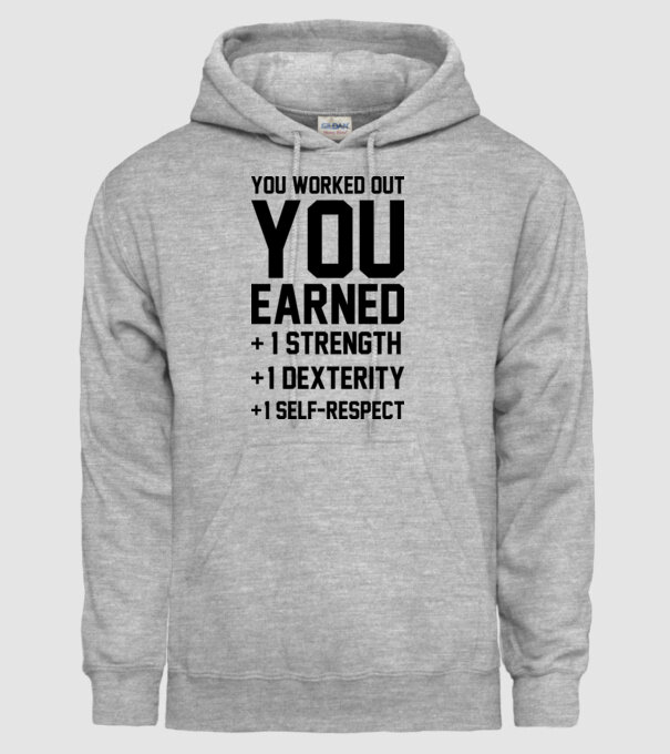 You worked out model gri pe tricou