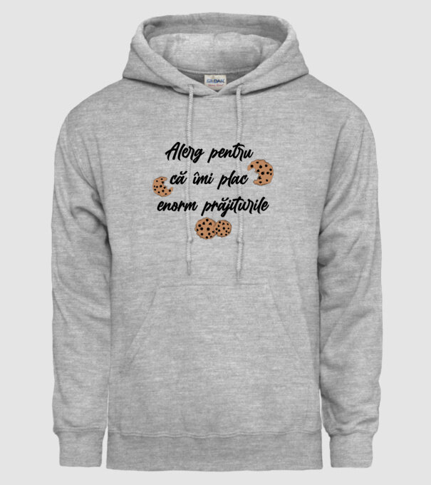 Alerg pentru că îmi plac enorm prăjiturile model gri pe tricou