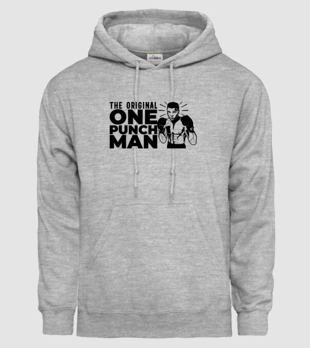 Ali the original one punch man model gri pe tricou