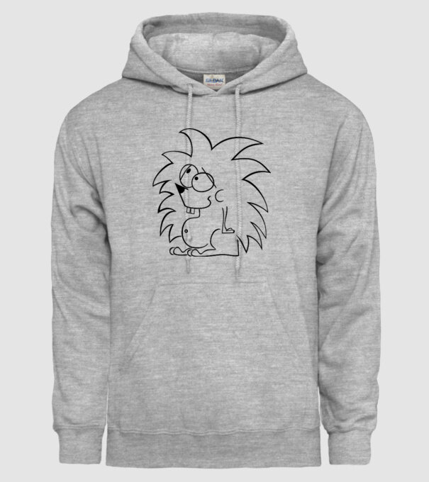 Arici model gri pe tricou