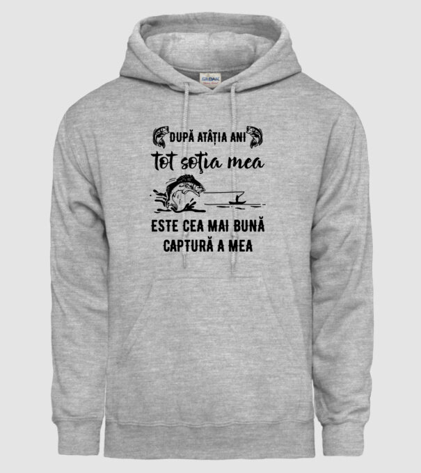 după atâția ani, tot soția mea este cea mai bună captură a mea D9914124 model gri pe tricou