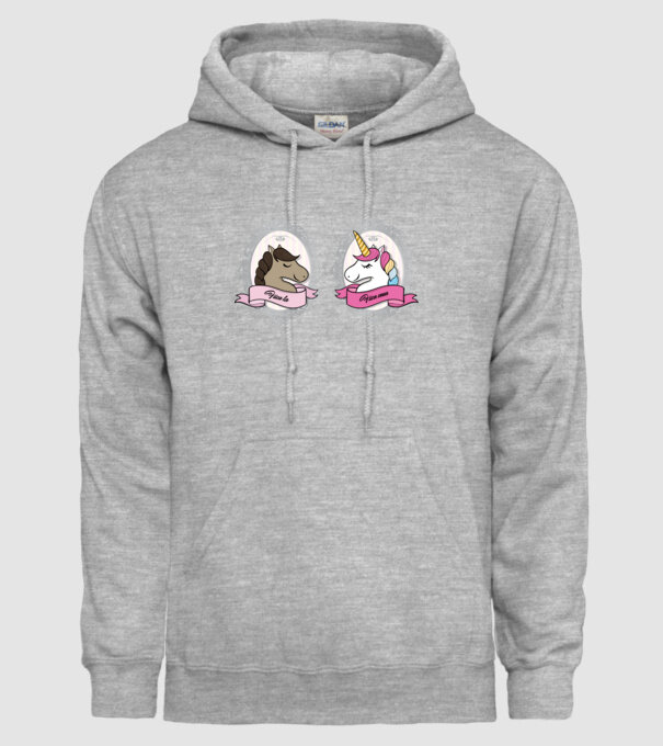 Fiica ta - fiica mea model gri pe tricou
