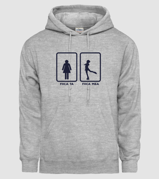 fiica ta - fiica mea model gri pe tricou
