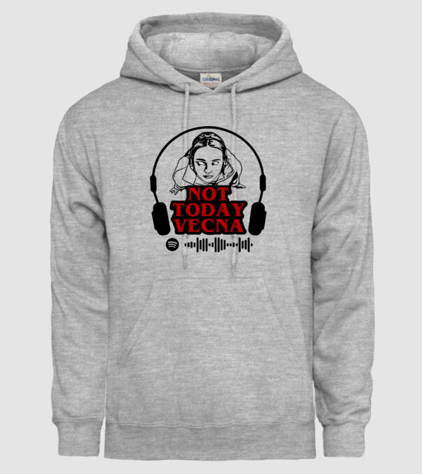 not today vecna model gri pe tricou