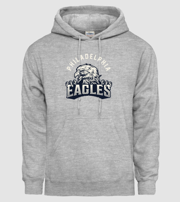 Philadelphia Eagles model gri pe tricou