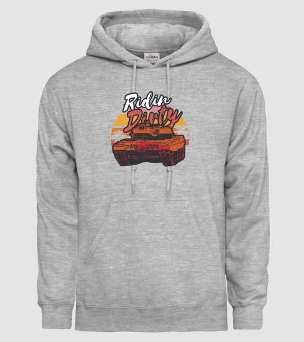 Tancuri model gri pe tricou