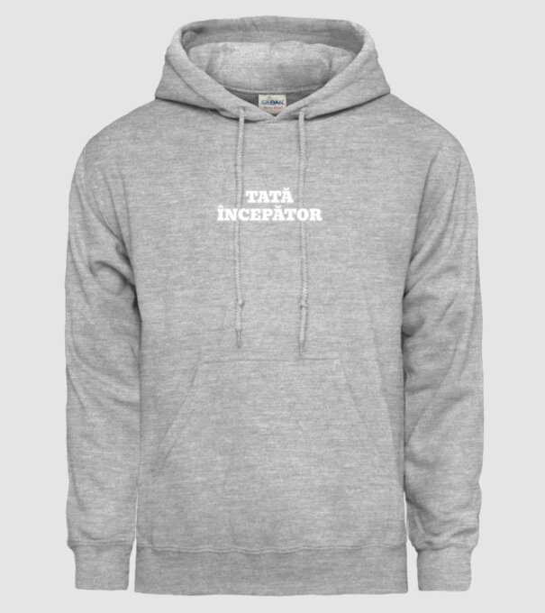 Tată începător model gri pe tricou