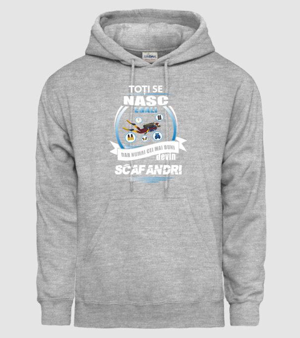 Toți se nasc egali, dar numai cei mai buni devin scafandri model gri pe tricou