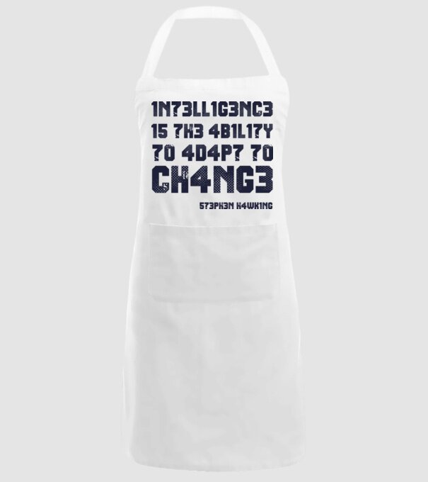 573PH3N H4WK1NG model alb pe tricou