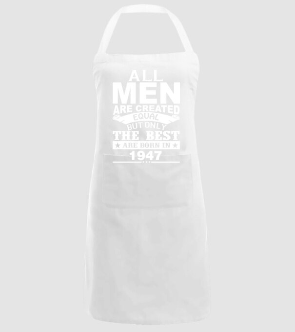 All men are created - 1947 model alb pe tricou