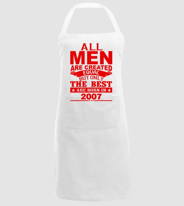 All men are created - 2007 model alb pe tricou