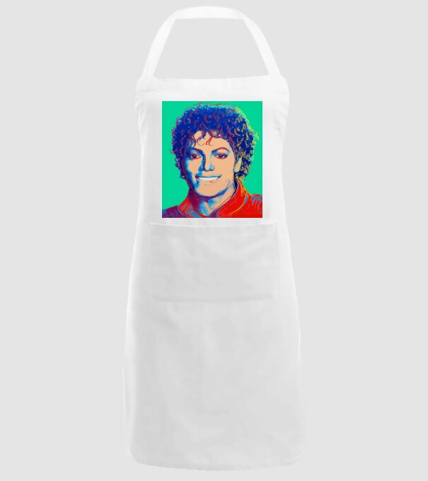 Micheal Jackson Art model alb pe tricou