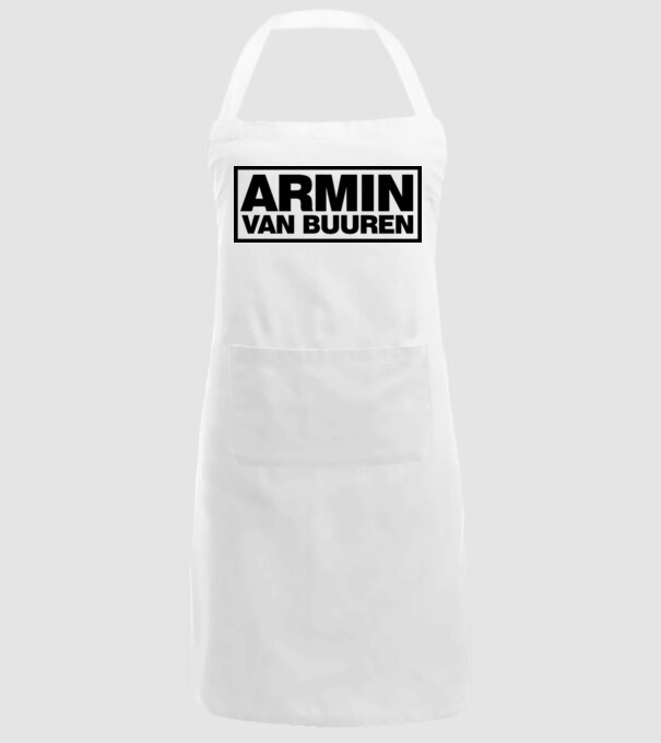 Armin Van Buuren logo model alb pe tricou