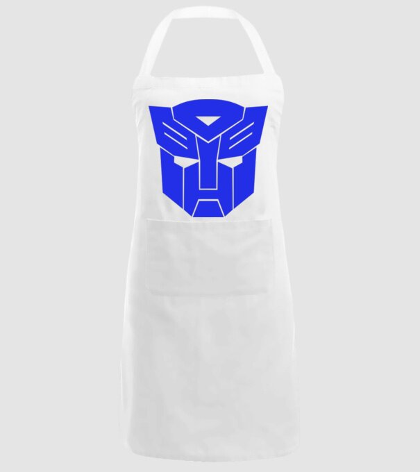 Autobot model alb pe tricou