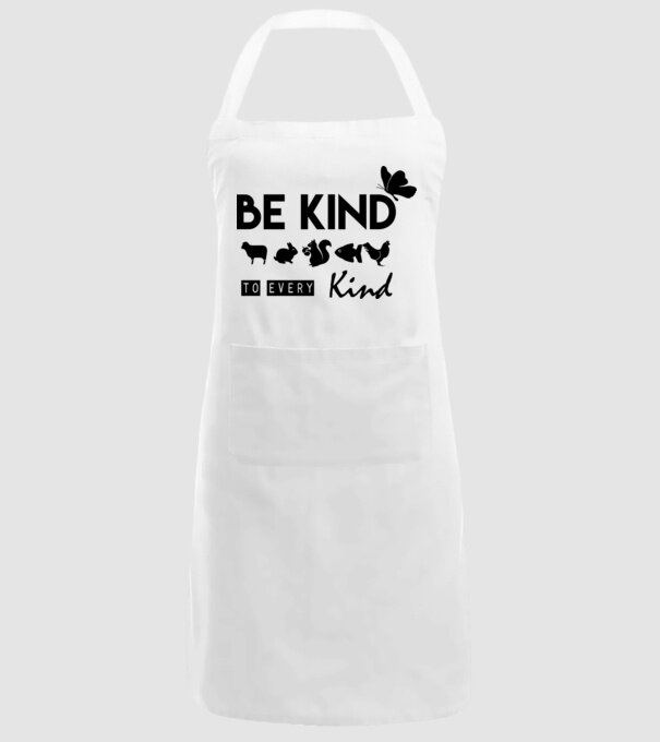 Be kind to every kind model alb pe tricou