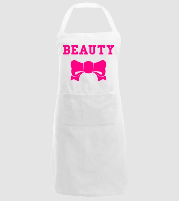 beauty model alb pe tricou