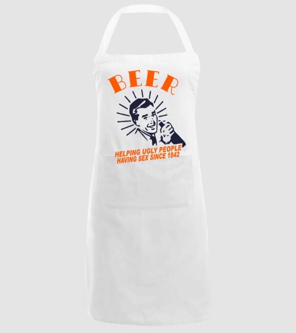beeer model alb pe tricou