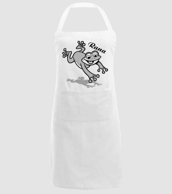 Frog model alb pe tricou