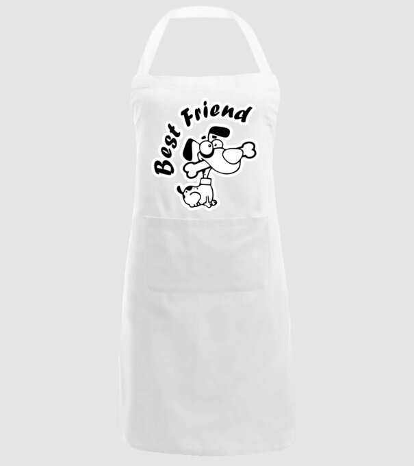 Best Friends model alb pe tricou