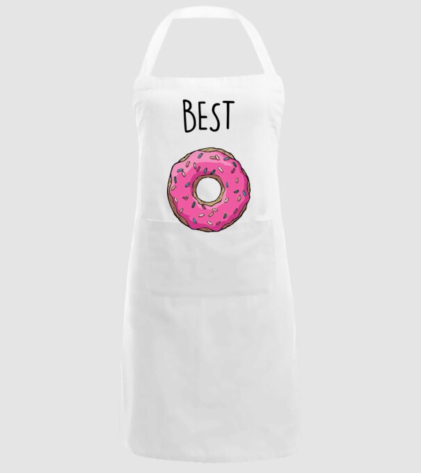 Best friends model alb pe tricou
