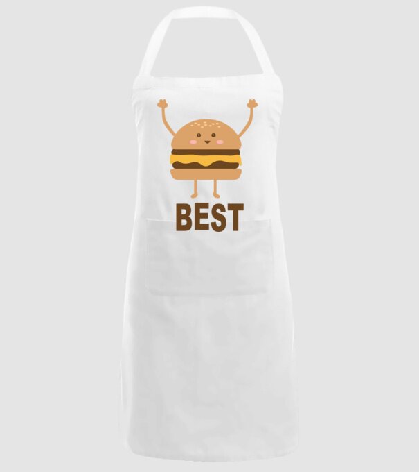 Best hamburger model alb pe tricou