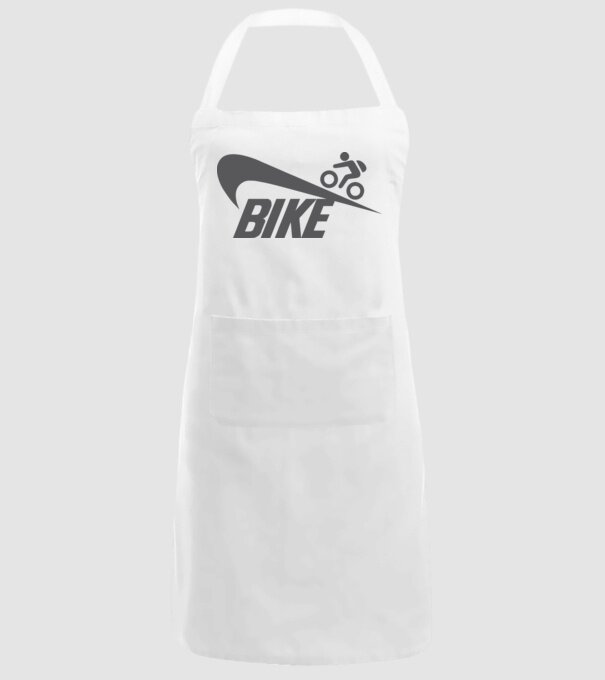 Bike logo model alb pe tricou