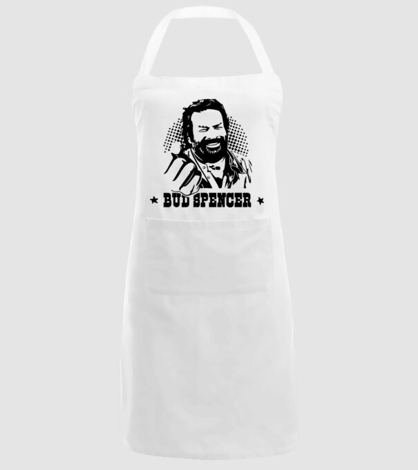 Bud Spencer model alb pe tricou