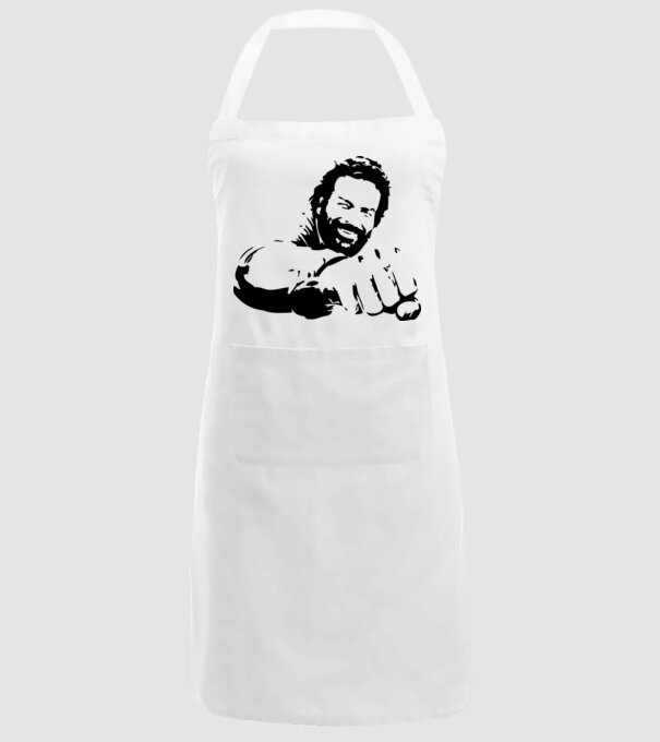 Bud Spencer model alb pe tricou