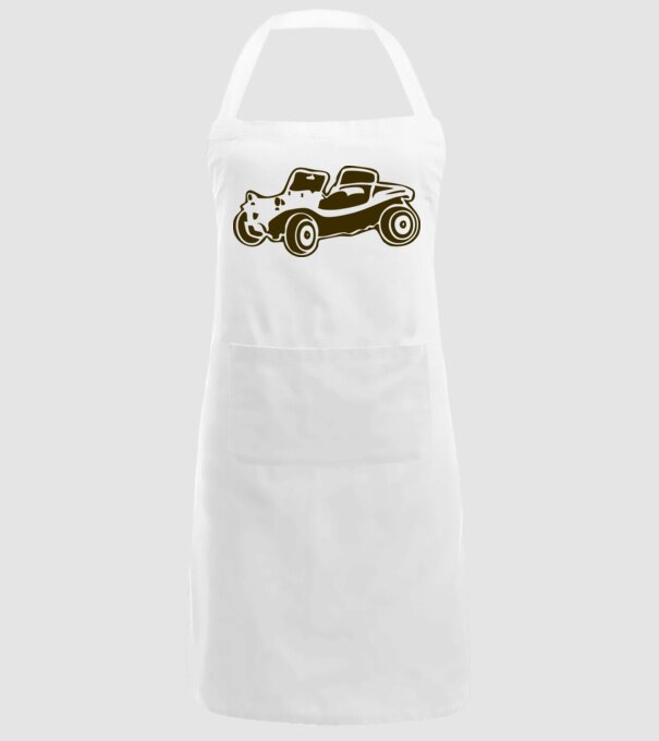 Buggy model alb pe tricou