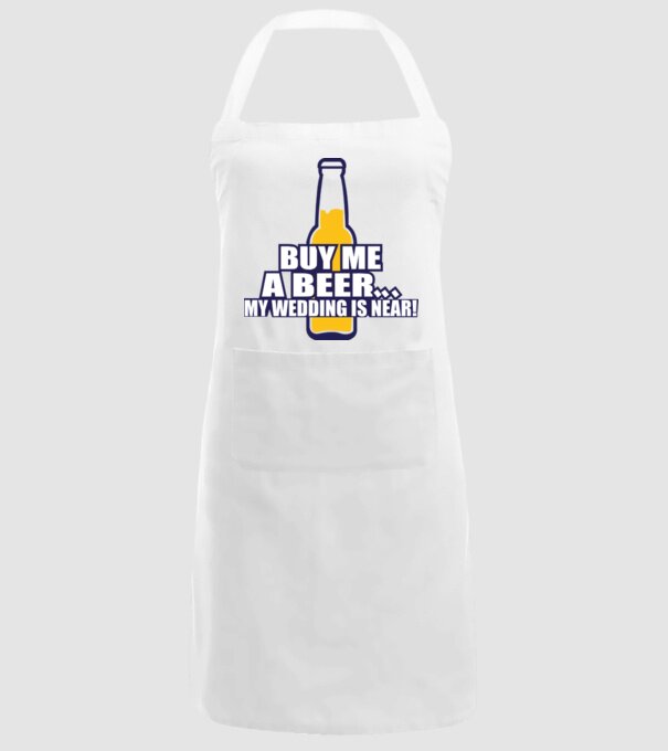 buy me a beer model alb pe tricou