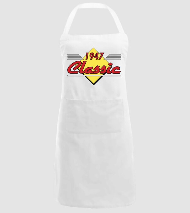 Classic - 1947 model alb pe tricou