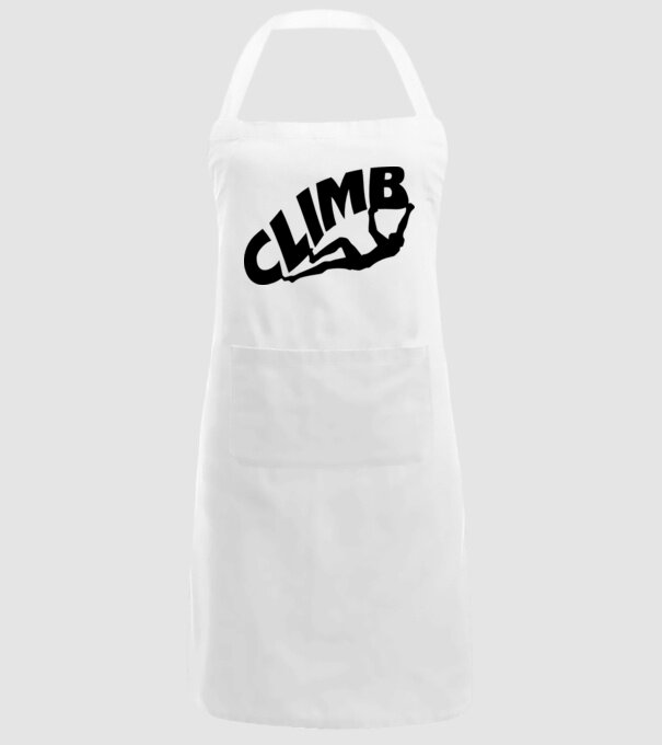 climb model alb pe tricou