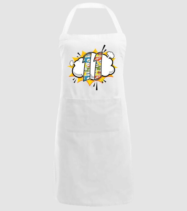 Birthday Comic Number 11 model alb pe tricou