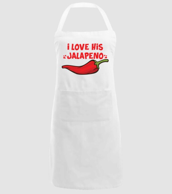 Couple JALAPENO model alb pe tricou