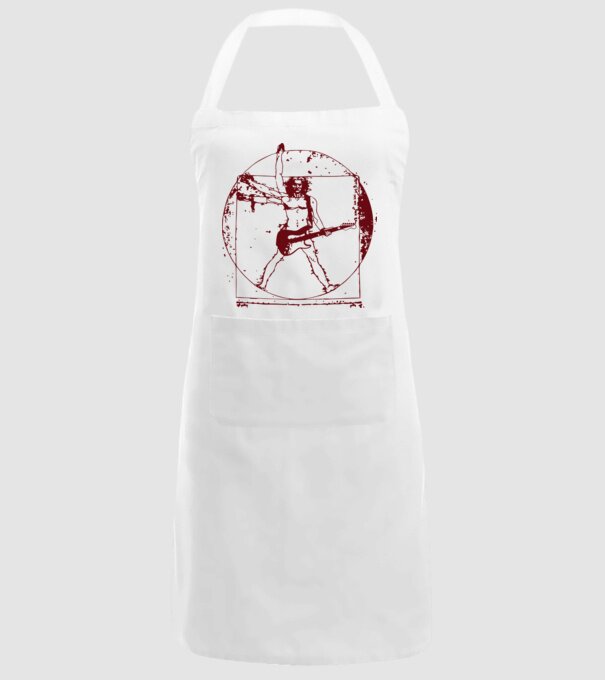 Davinci guitar model alb pe tricou