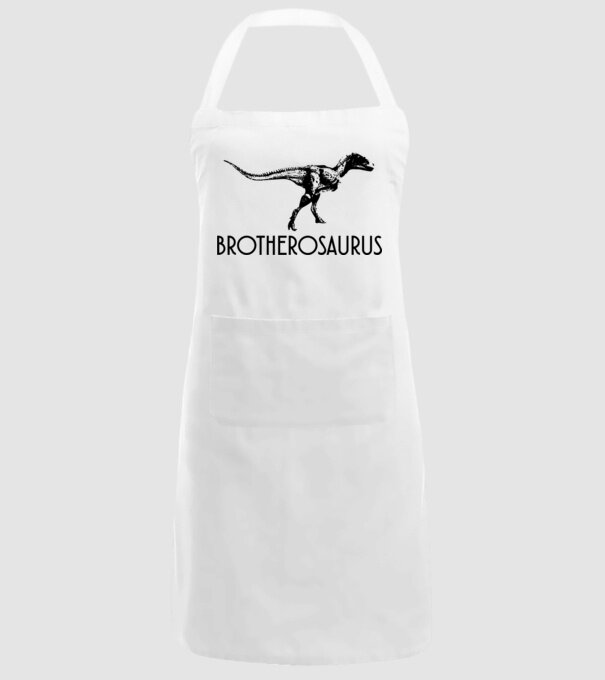Familia de dinozauri Brotherosaurus model alb pe tricou