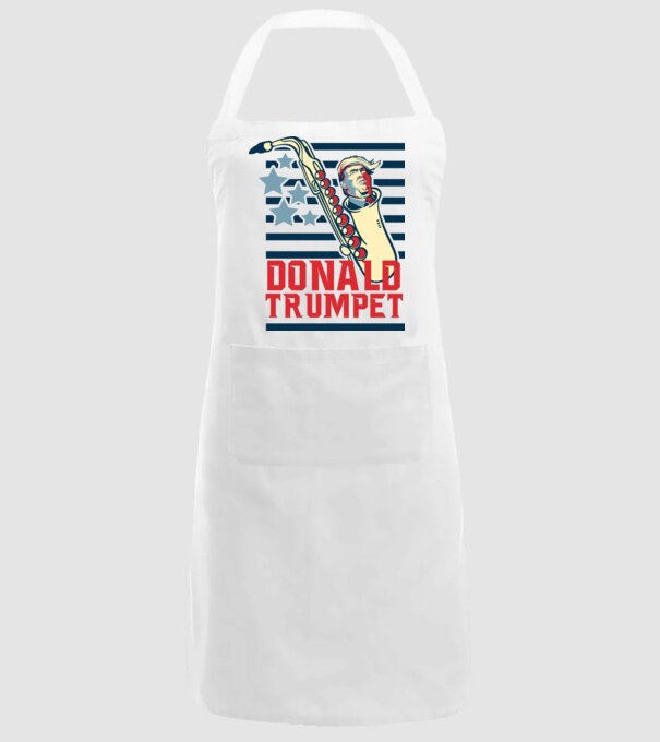 donald trumpet yoh model alb pe tricou