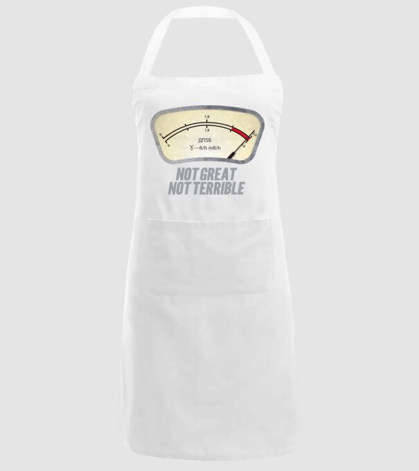 Dosimeter model alb pe tricou