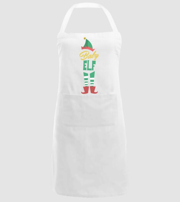 Elf family baby model alb pe tricou