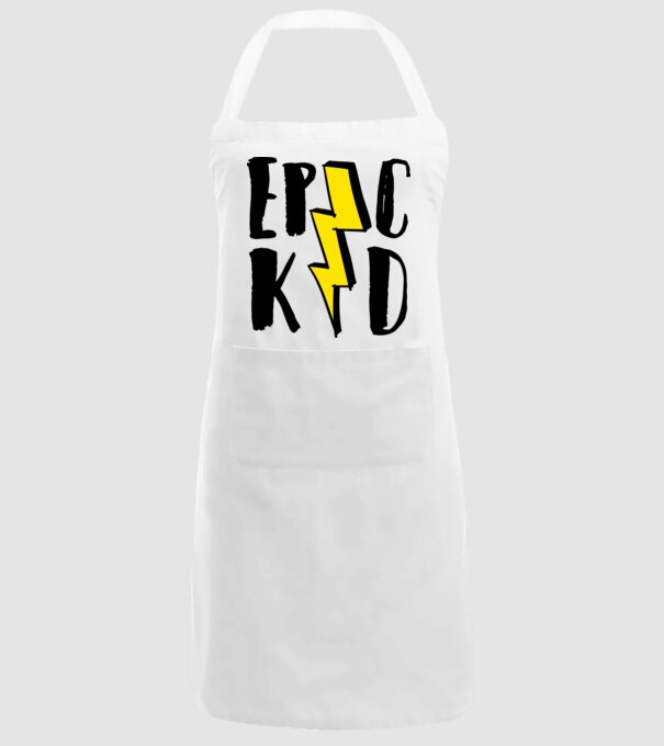 EpicKid model alb pe tricou