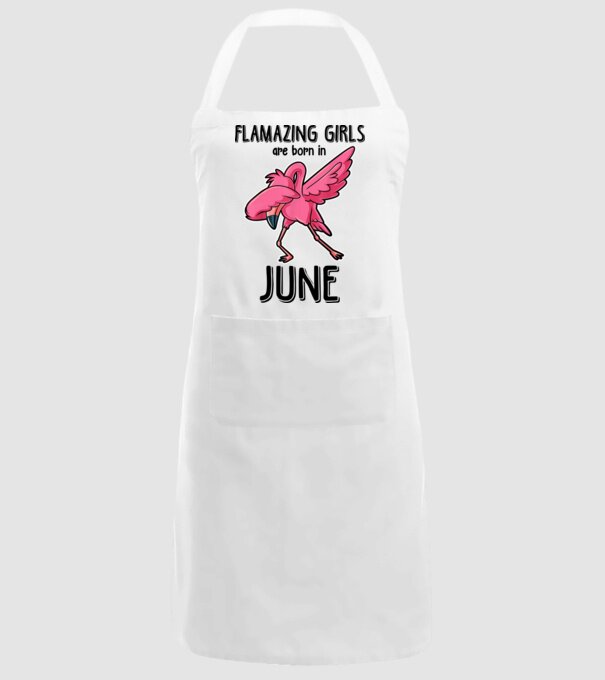 Flamazing girls are born in june black model alb pe tricou