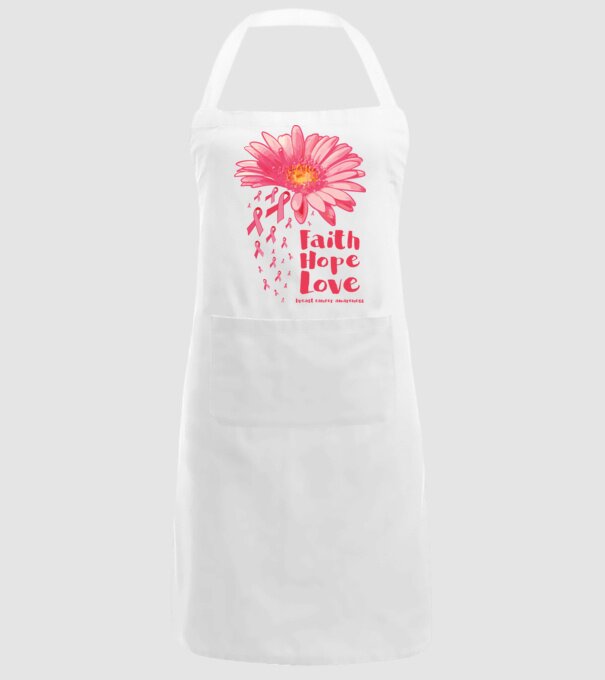 Gerbera faith hope love model alb pe tricou
