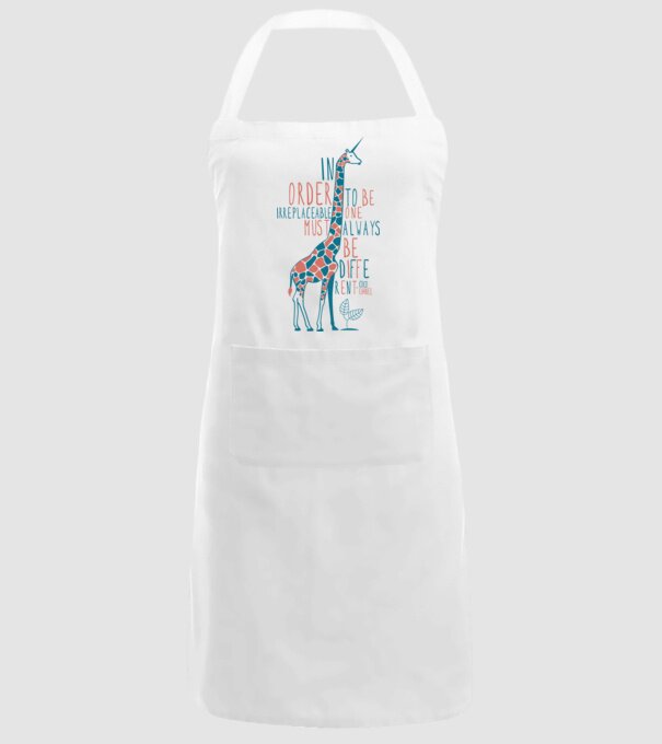 Giraffe model alb pe tricou