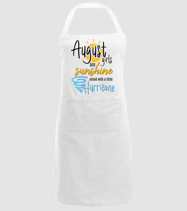 August Girls are Sunshine mixed with a little Hurricane model alb pe tricou