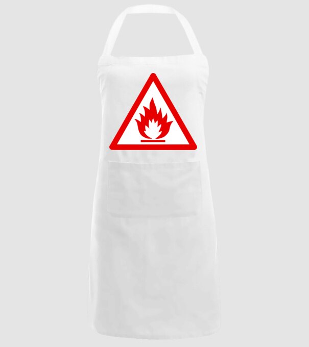 Inflamabil model alb pe tricou