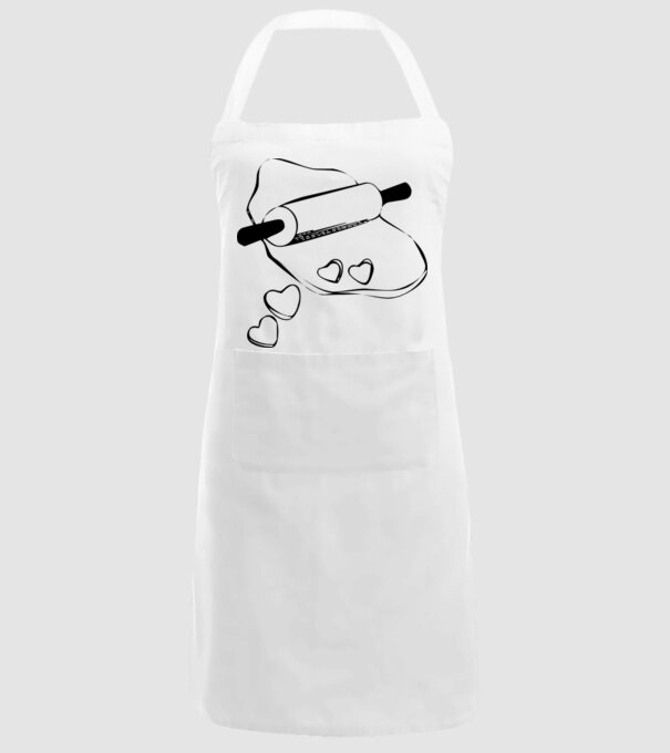 Inimă Frământată model alb pe tricou