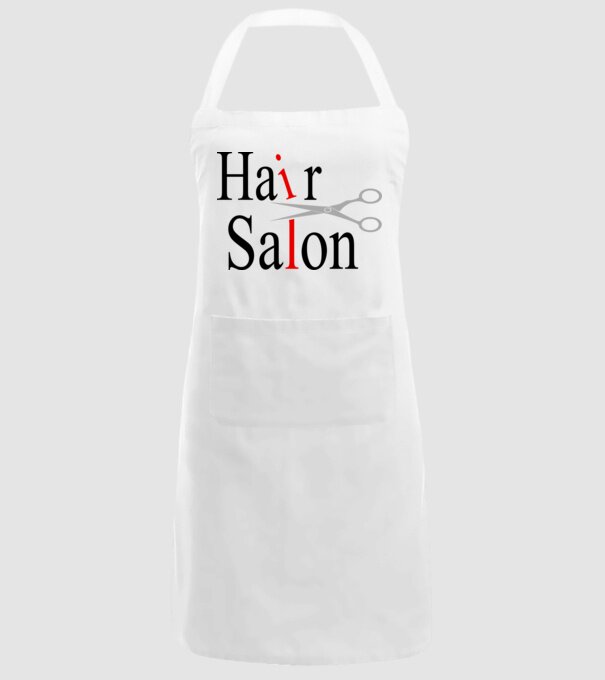 Hair Salon model alb pe tricou