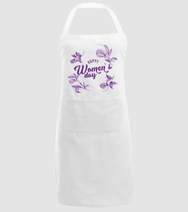 'Happy women''s day' model alb pe tricou